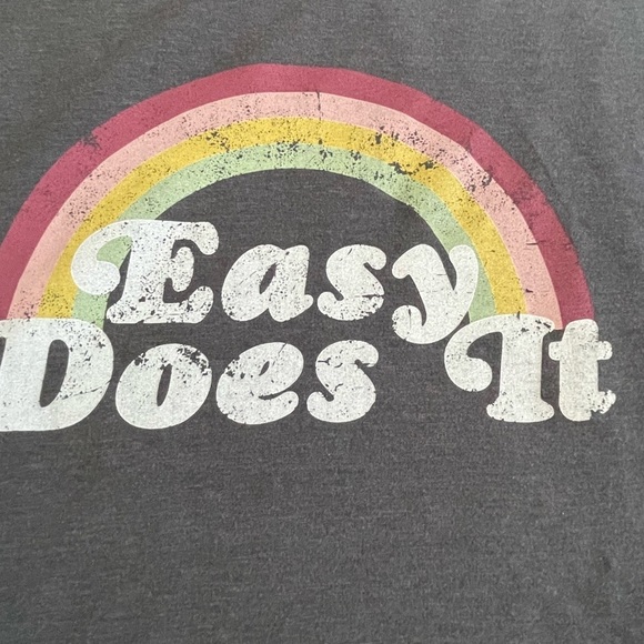 Wildfox Tops - Wildfox Easy Does It Sweatshirt Rainbow Soft Oversized Size XXL